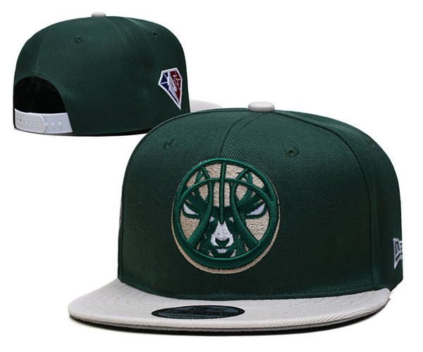 Milwaukee Bucks Finals Stitched Snapback Hats 0012